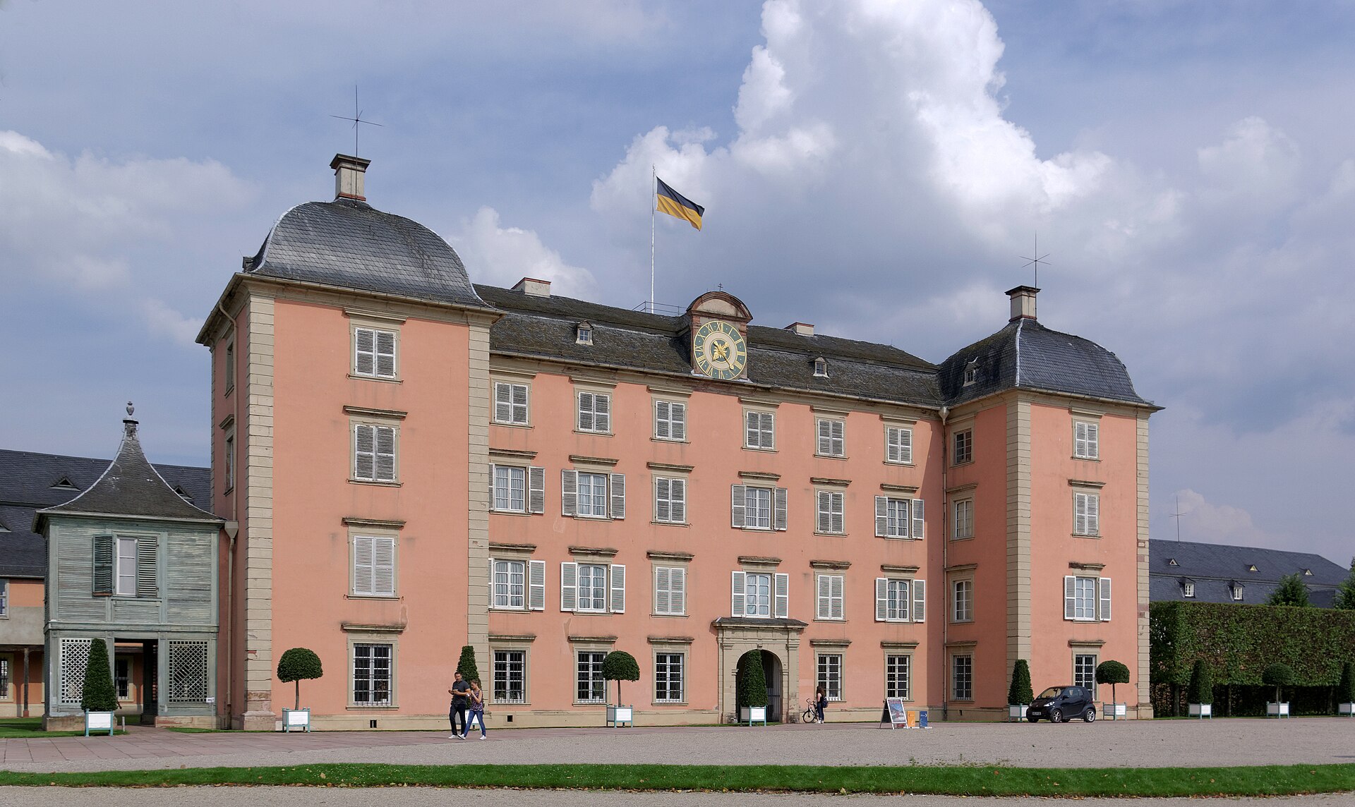 Schloss Schwetzingen von der Gartenseite